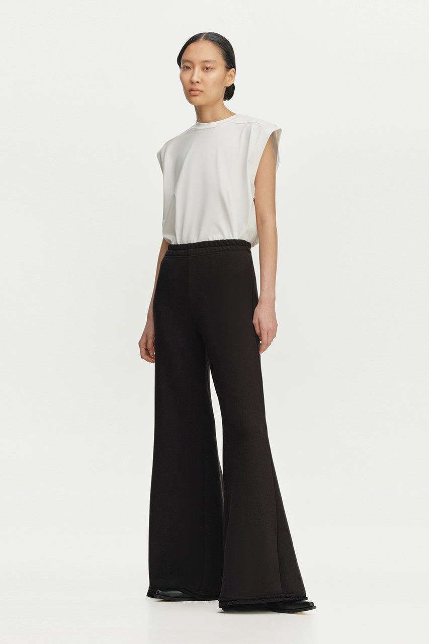 Black Wide-Leg Trousers