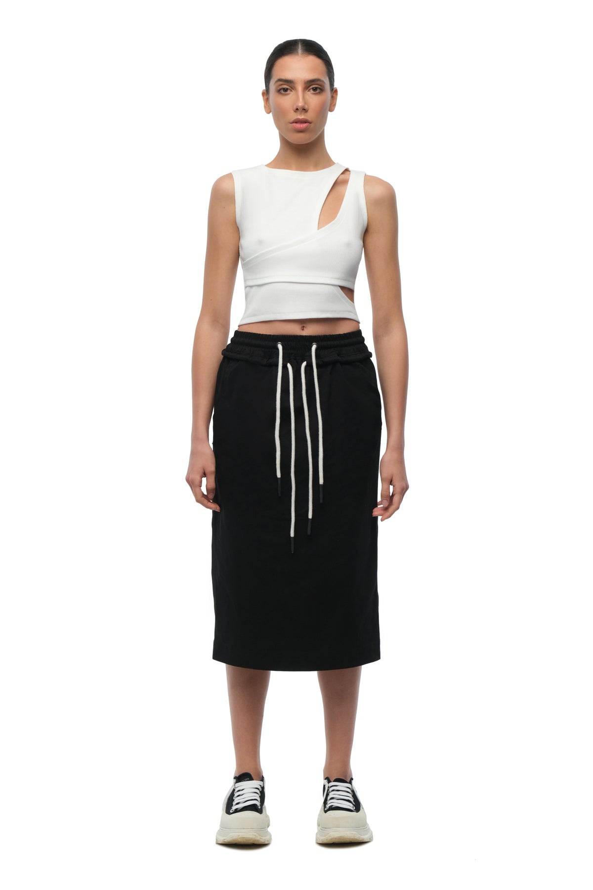 Black Midi Skirt