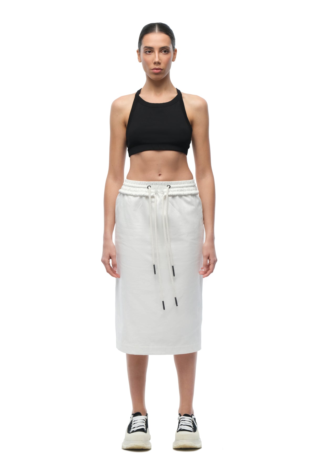 White Midi Skirt