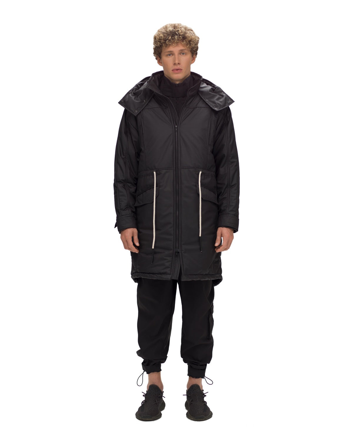 Black Fishtail Parka