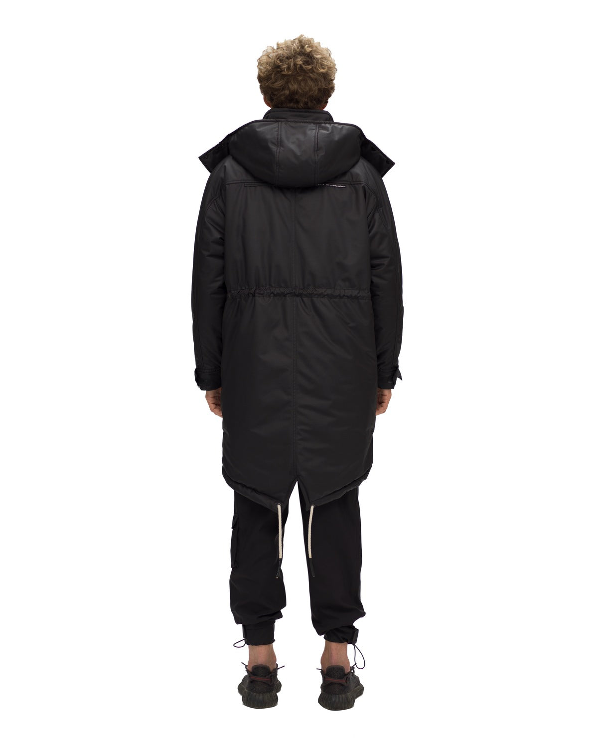 Black Fishtail Parka